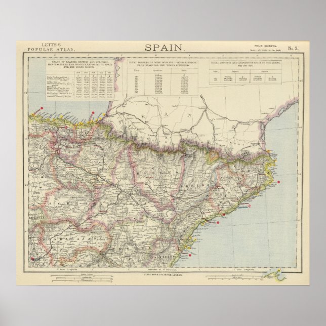 Spanien Poster (Framsidan)