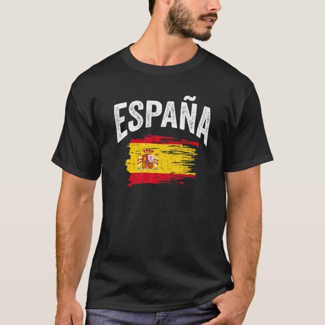 Spanien Pride och kulturarv: den patriotiska spanj T Shirt (Framsida)