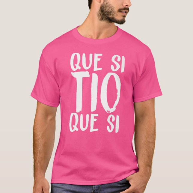 Spanien Que Si Tio Spanska Say Roligt Meme Young P T Shirt (Framsida)