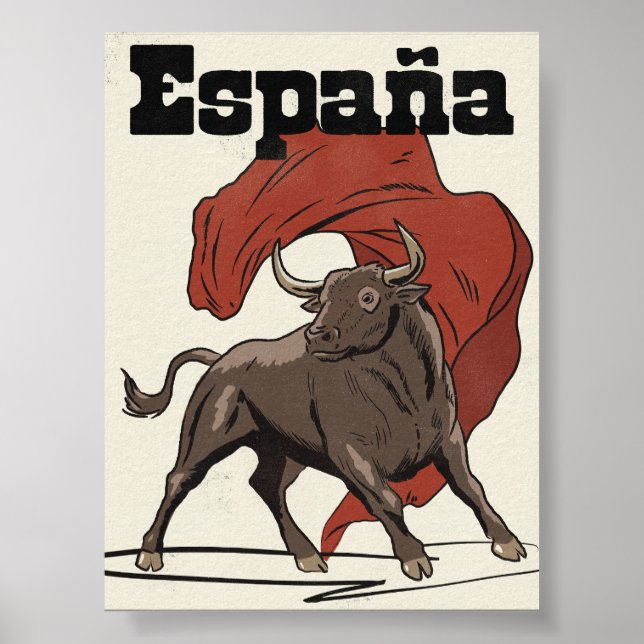 Spanien Resa affisch (Framsidan)