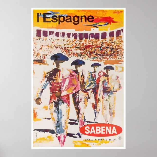 Spanien Resaaffisch Bullfighter Art Matador Poster (Framsidan)