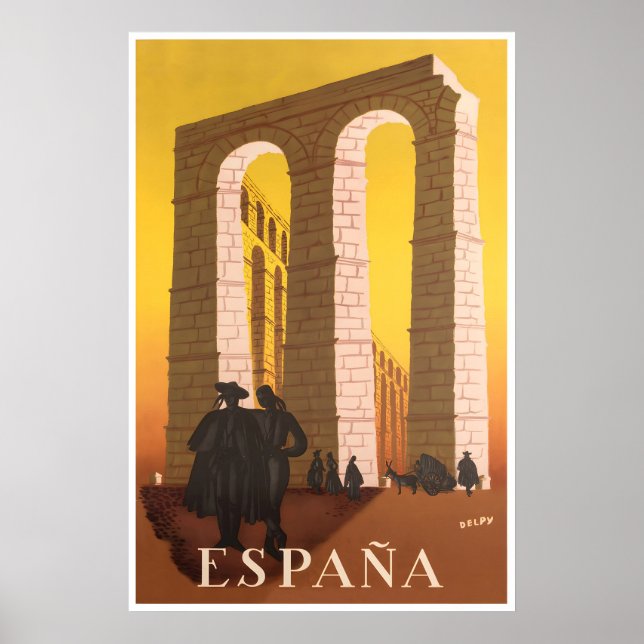 Spanien Resaaffisch Spanien Konst Henri Jacques Poster (Framsidan)