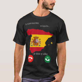 Spanien ringer och jag måste åka t shirt