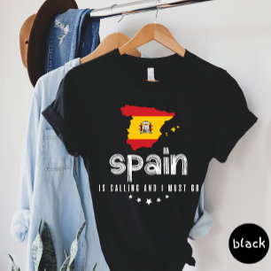 Spanien ringer och jag måste gå till T-shirt