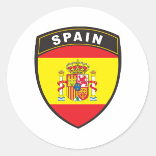 Spanien Runt Klistermärke