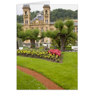 Spanien, San Sebastian. Populärt badort, Hälsningskort