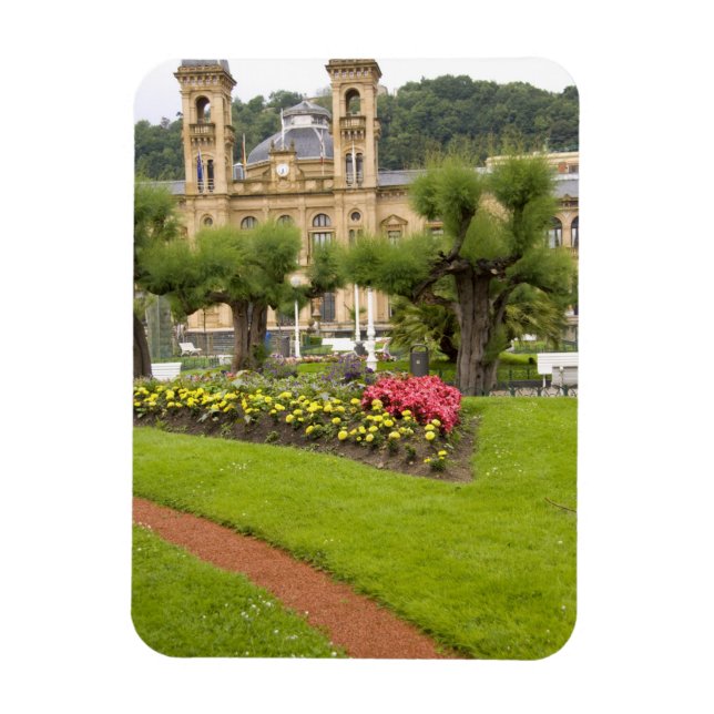 Spanien, San Sebastian. Populärt badort, Magnet (Vertikal)