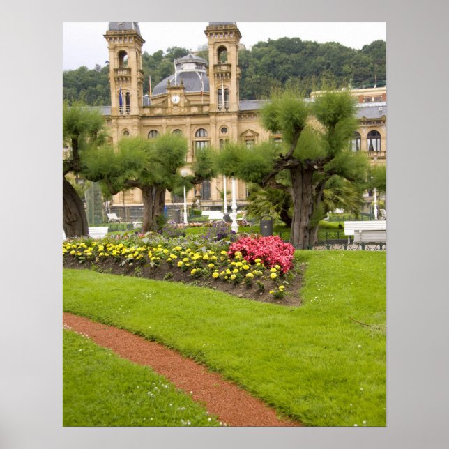 Spanien, San Sebastian. Populärt badort, Poster (Framsidan)