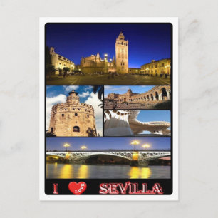 Spanien - Sevilla - I Kärlek - Vykort