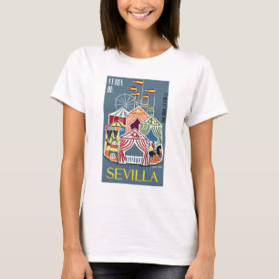 Spanien Seville festivalaffisch 1960 T-shirt