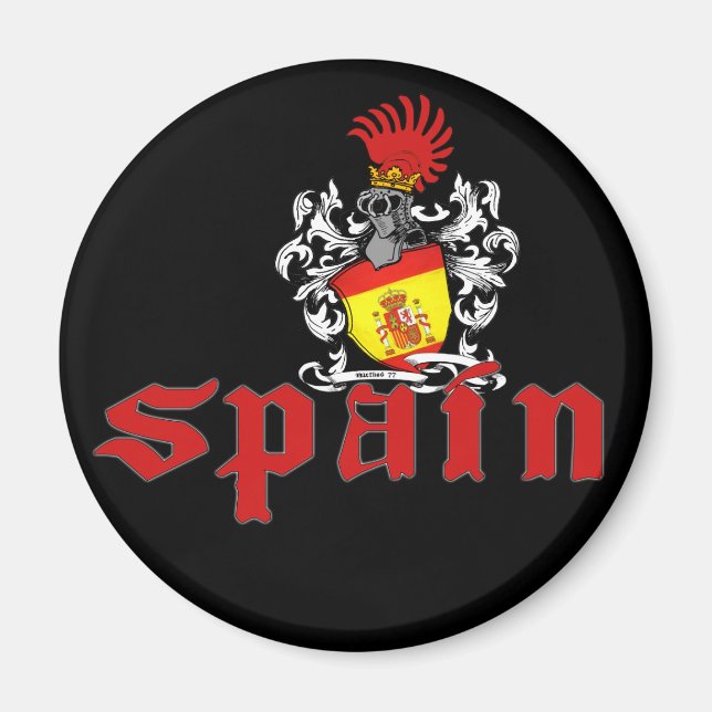 Spanien Shield Magnet (Framsidan)