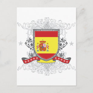 Spanien Shield Vykort