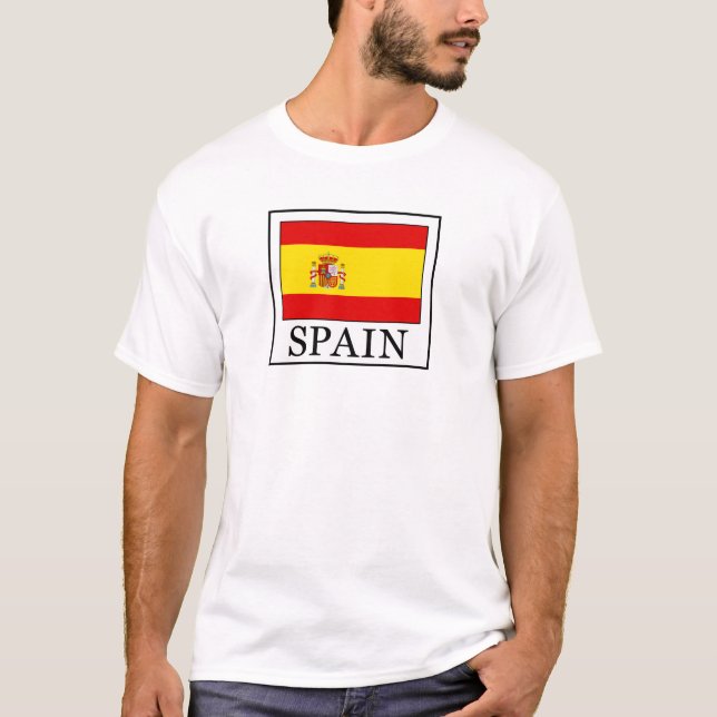Spanien skjorta tee shirt (Framsida)