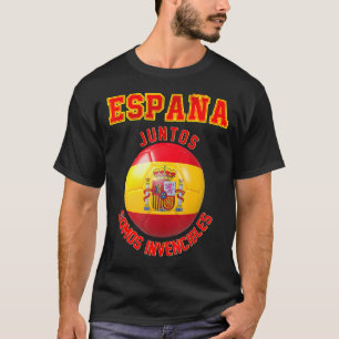 Spanien Slogan för fläkt i det spanska fotbollslag T Shirt