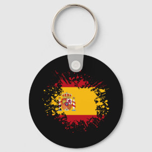 Spanien Souvenir Landmark, Espana Flagga Travel Nyckelring