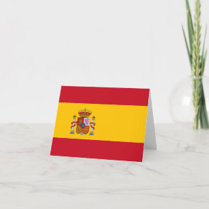 Spanien (spanska) Flagga Kort