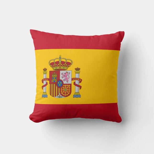 Spanien (spanska) Flagga Kudde (Framsida)