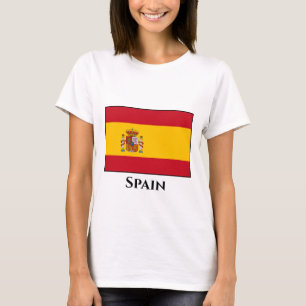 Spanien (spanska) Flagga T Shirt