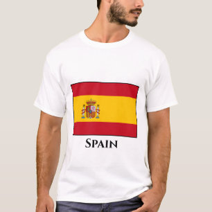 Spanien (spanska) Flagga T Shirt