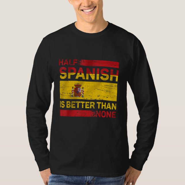 Spanien Spanska Spanien Fotboll Spanien Flagga Esp T Shirt (Framsida)