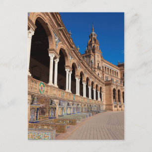Spanien Square, Sevilla Vykort