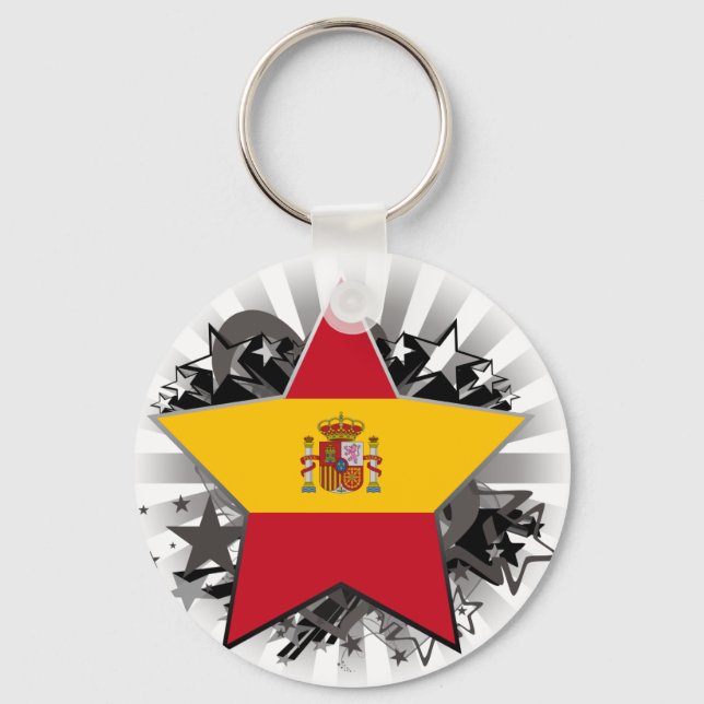Spanien Star Nyckelring (Framsida)