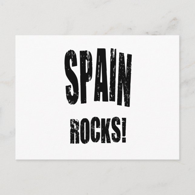 Spanien Sten! Vykort (Framsida)