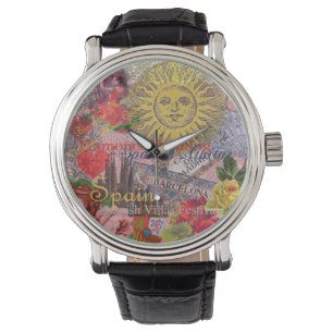 Spanien Sunshine Spain Travel Art Armbandsur