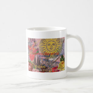 Spanien Sunshine Spain Travel Art Kaffemugg