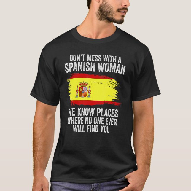Spanien T Shirt (Framsida)