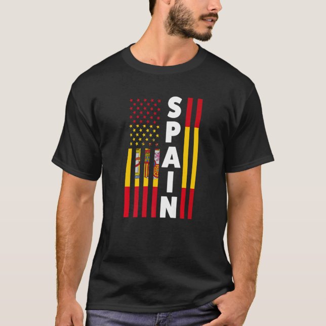 Spanien T Shirt (Framsida)