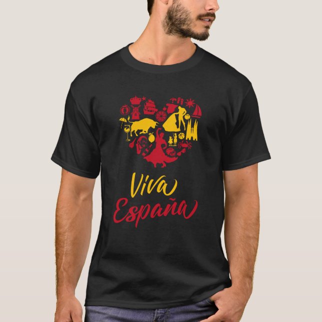 Spanien T Shirt (Framsida)