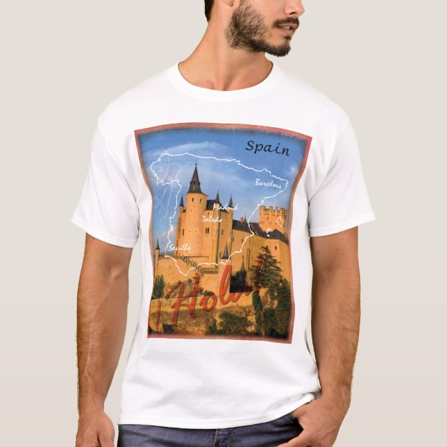 Spanien Tee Shirt (Framsida)