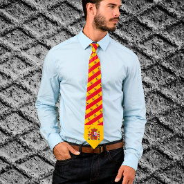 Spanien Tie, rand, business mode, Spain Flagga Slips