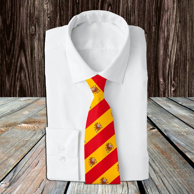 Spanien Ties, mode spanska Flagga, företag Slips (Skapare uppladdad)