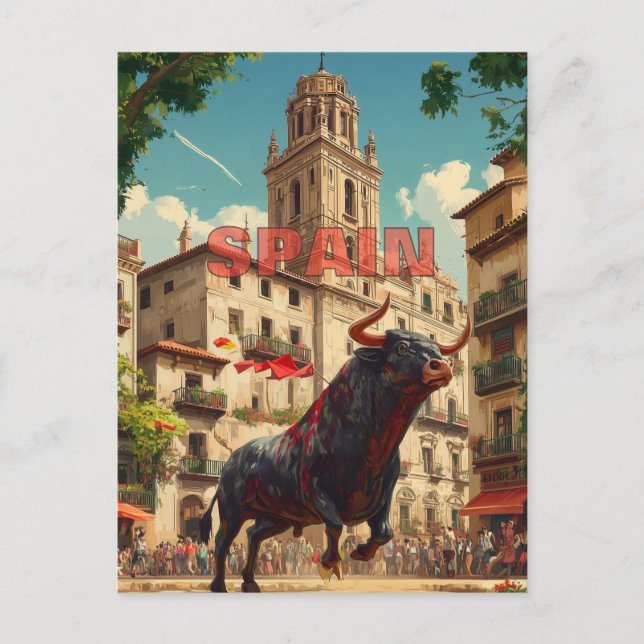 Spanien Travel Vykort (Framsida)