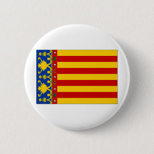 Spanien Valencia flagga Knapp