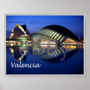 Spanien - Valencia - Poster