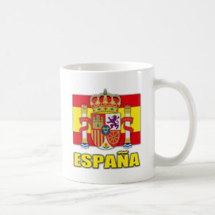 Spanien vapensköld kaffemugg