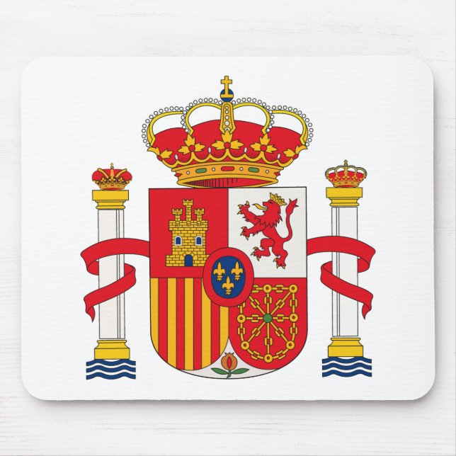 Spanien vapensköld Mousepad Musmatta (Framsidan)