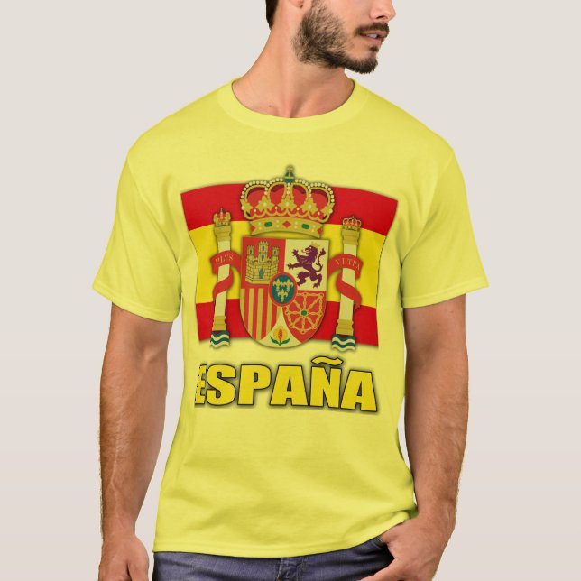 Spanien vapensköld tee (Framsida)