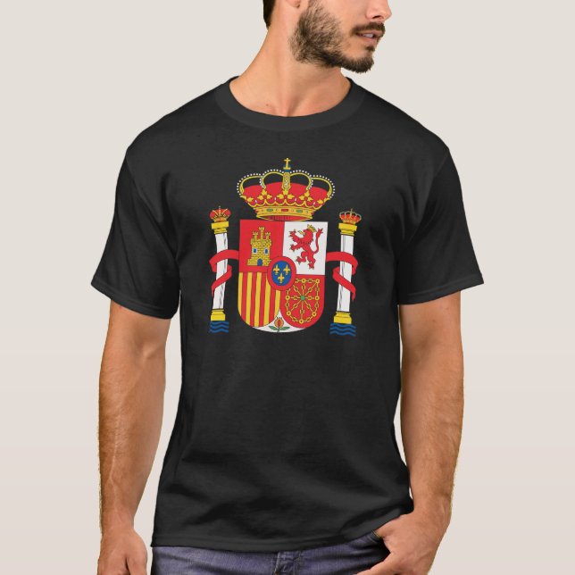 Spanien vapensköld tee shirt (Framsida)