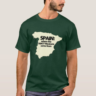 Spanien var de UTSMYCKADE mexikanerna kommer från Tee Shirt