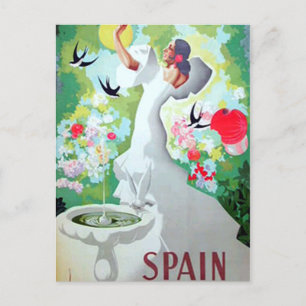 Spanien Vintage Bild Vykort
