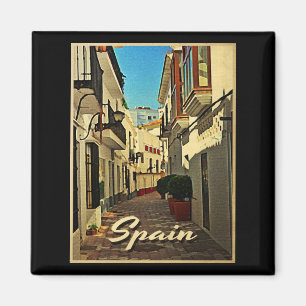 Spanien vintage resor magnet