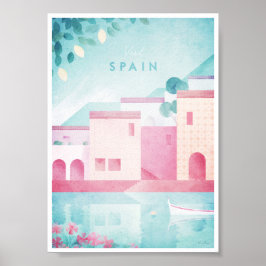 Spanien Vintage resor Poster