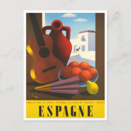 Spanien vintage resor vykort