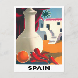 Spanien vintage resor vykort