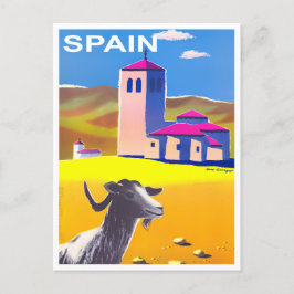 Spanien vintage resor vykort