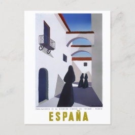 Spanien vintage resor vykort